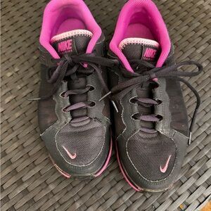 Nike Black and Pink Athletic Sneakers